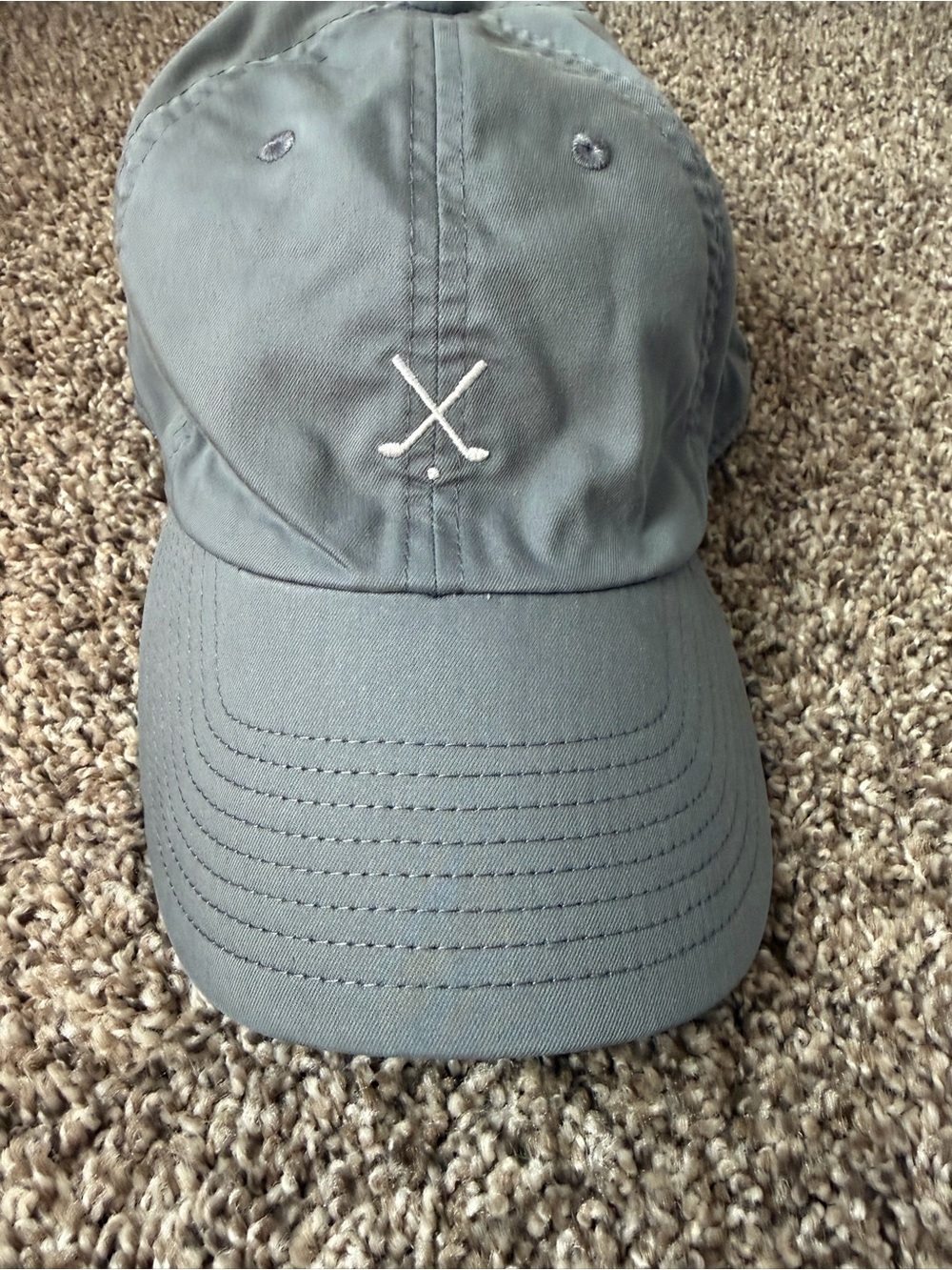 Nike Golf Heritage 86 Dri-FIT Retro X Clubs Gray Hat Embroidered One Size